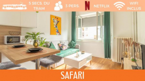 ZenBNB / Safari / 3 Personnes / 5 secondes du Tram